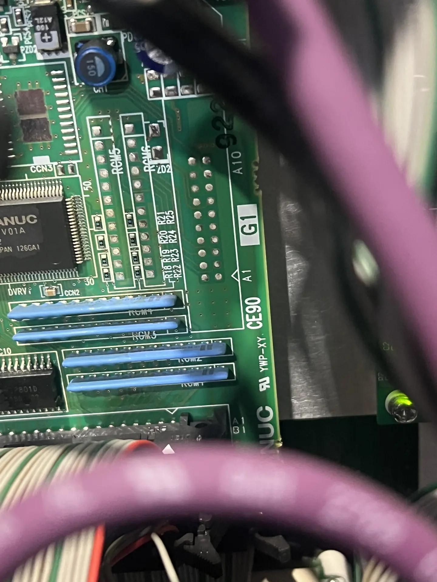 Ремонт станка SMEC с заменой платы Fanuc модели A20B-2102-0170