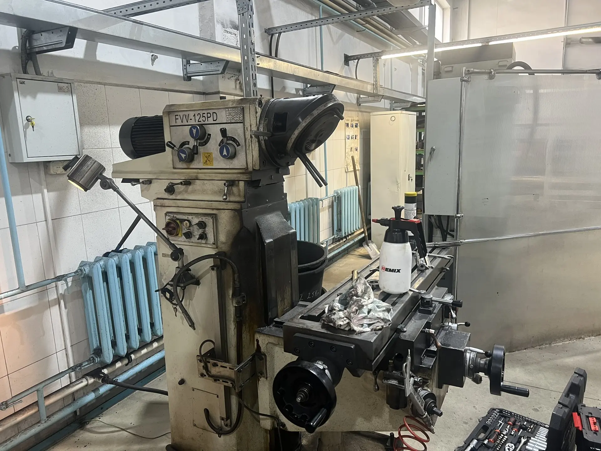 Ремонт фрезерного станка Proma модели FVV-125PD