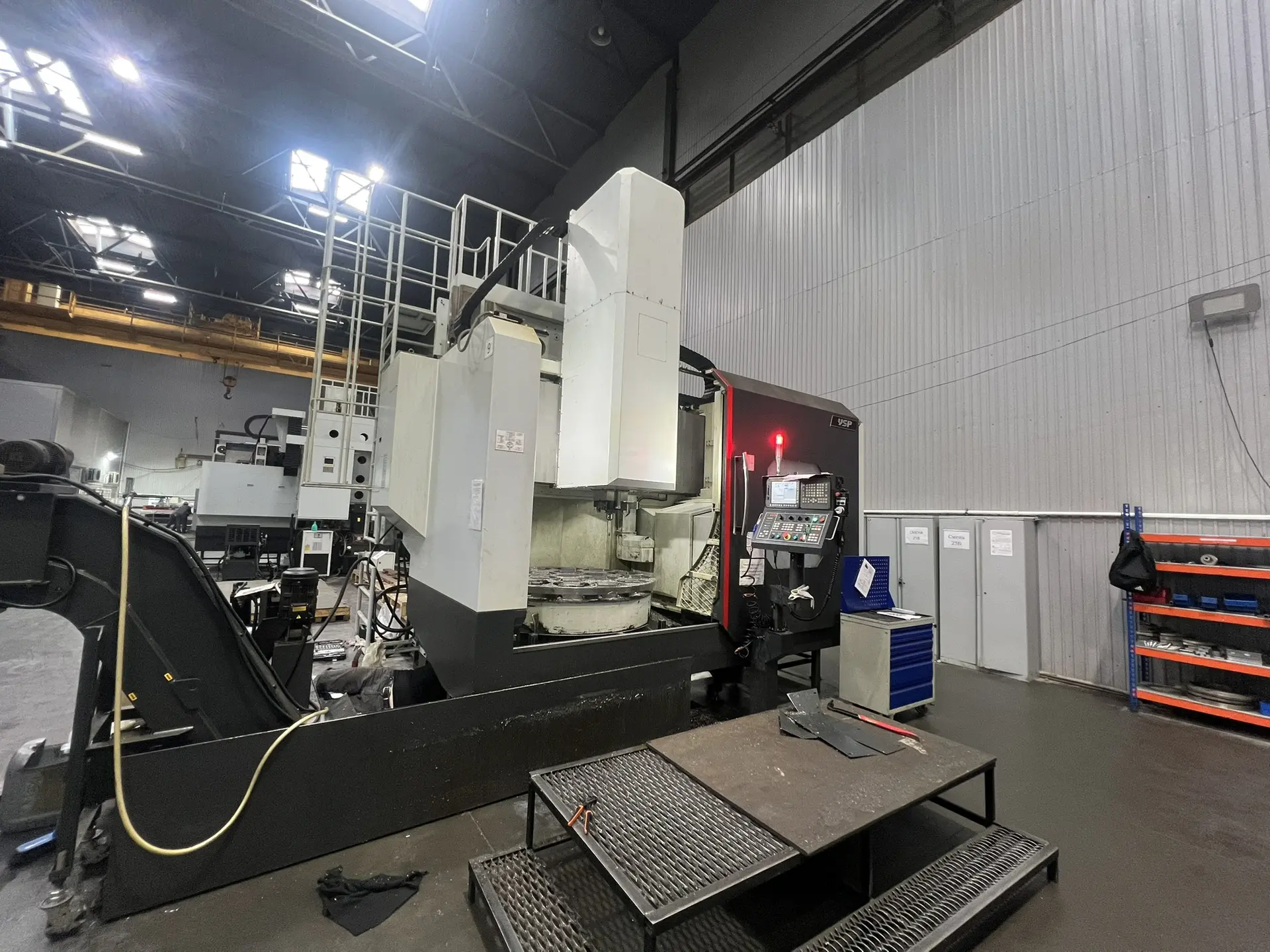 Ремонт токарно-карусельного станка YSP VLT-1200ATC + C с ЧПУ Fanuc