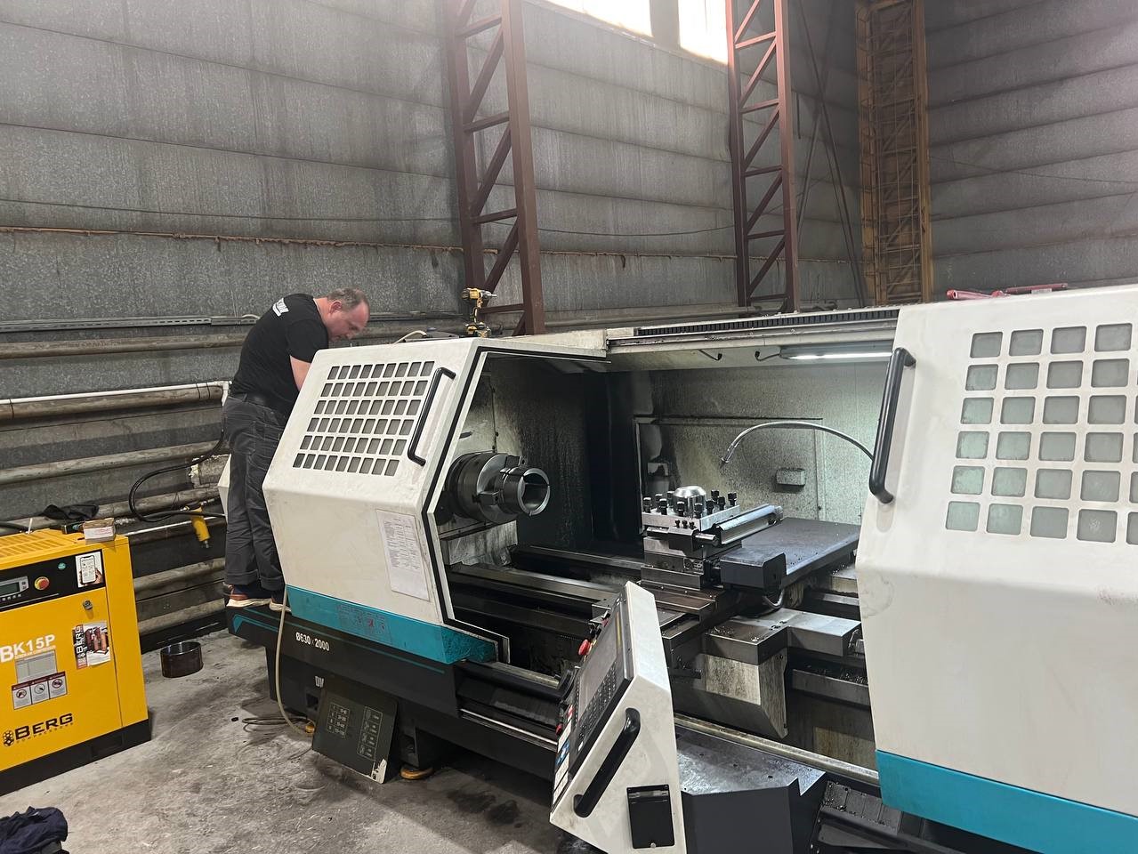 Сервисные работы на токарном станке DMTG с ЧПУ Fanuc