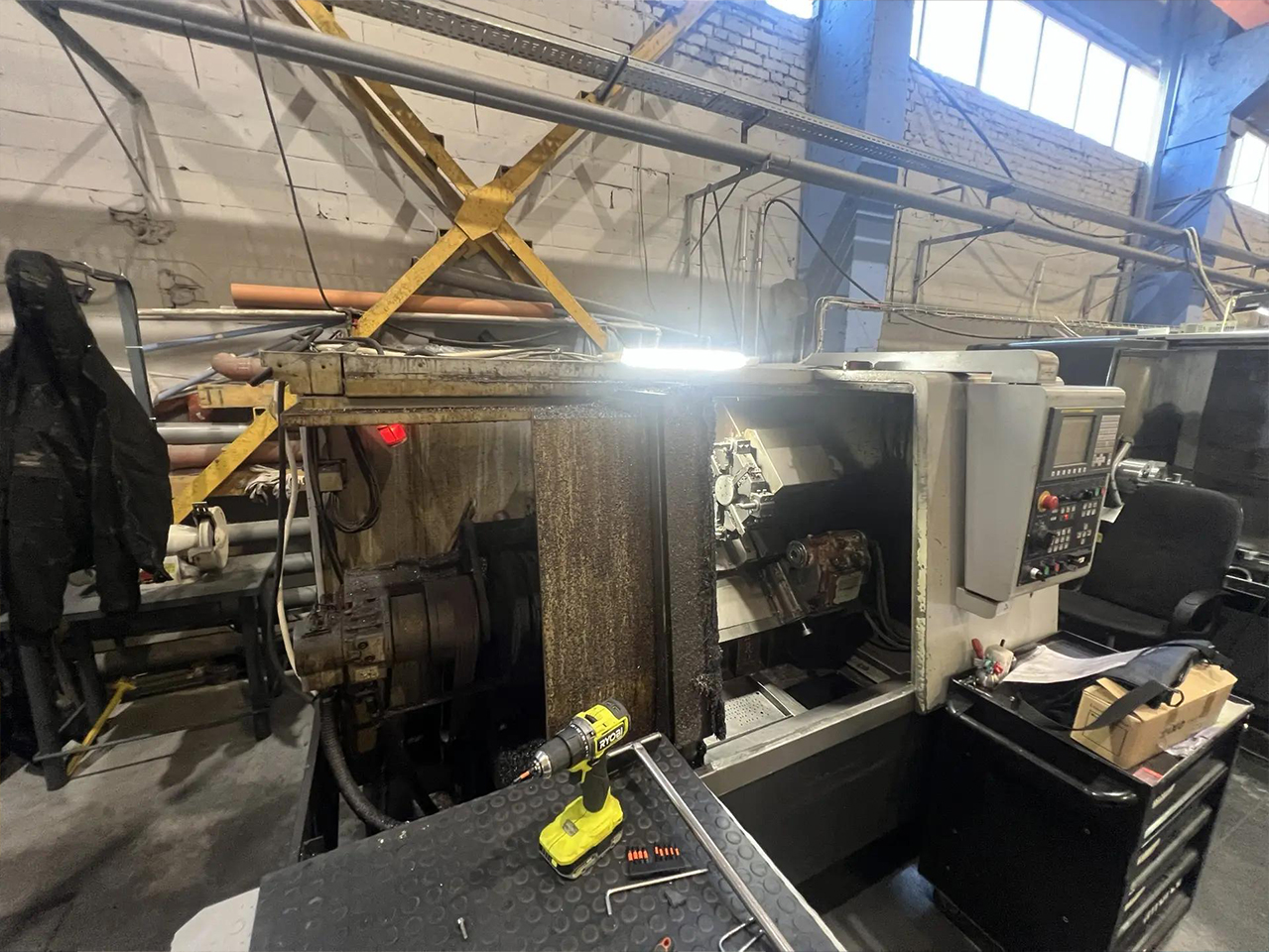 Техническое обслуживание станка CK40 с ЧПУ Fanucстанка CK40 с ЧПУ Fanuc